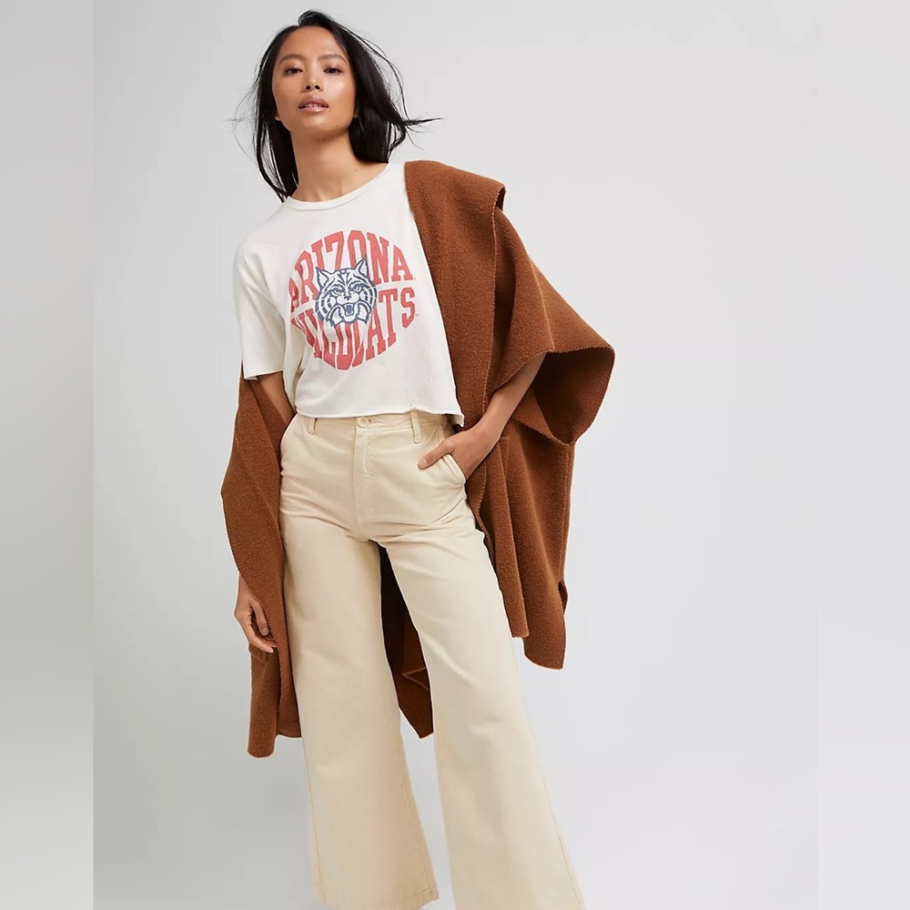 Free People oversized cardigan brown one size - Picture 7 of 7